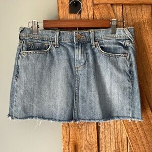 Old Navy Blue Gray Mini Skirt Casual